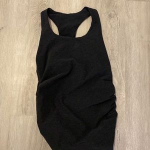 Beyond the bump maternity tank. Black.